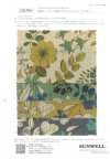 28090 Baumwoll-Leinen-Nesselstoff mit Blumenprint und Angel Soft Finish
