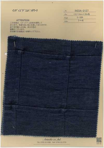 INDIA-2127 Indigo-Denim-Patchwork
