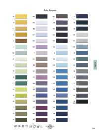 6233-SAMPLE 6233 Grosgrain Stretch Binder Musterkarte ROSE BRAND(Marushin) Sub-Foto
