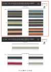 6075 Recyceltes Polyester-Streifen-Grosgrainband (ca. 30 mm)