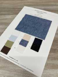 1SG023 Europäischer Leinenpopeline[Textilgewebe] Chambray Sub-Foto