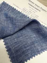 1SG023 Europäischer Leinenpopeline[Textilgewebe] Chambray Sub-Foto