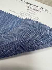1SG023 Europäischer Leinenpopeline[Textilgewebe] Chambray Sub-Foto