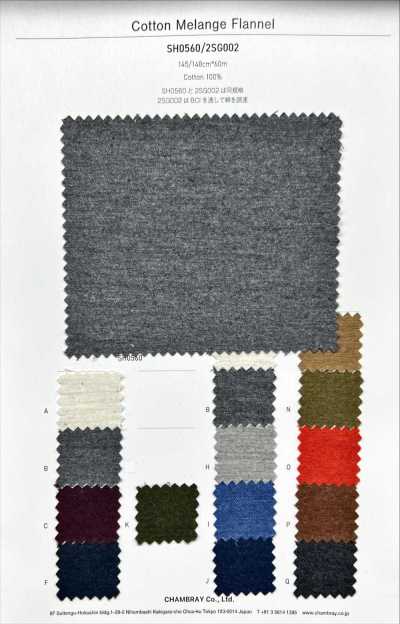 2SG002 Baumwoll-Melange-Flanell