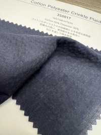 3SG017 Crinkle-Plaid Aus Baumwolle/Polyester[Textilgewebe] Chambray Sub-Foto