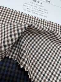 3SG034 Polyester/Baumwolle Plaid[Textilgewebe] Chambray Sub-Foto