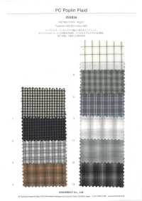 3SG034 Polyester/Baumwolle Plaid[Textilgewebe] Chambray Sub-Foto
