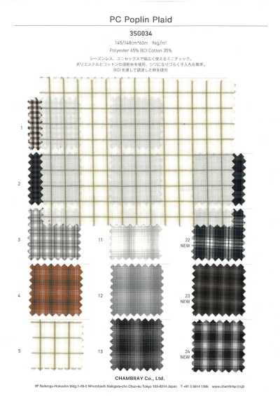 3SG034 Polyester/Baumwoll-Karo