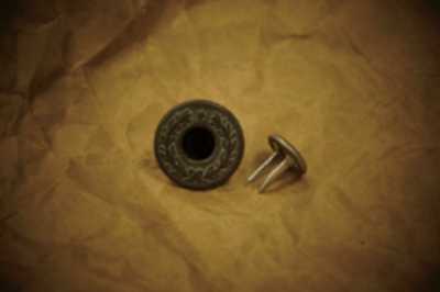 W-DKS WALDES® Donut Arabesque-Stern-Knopf 17 mm