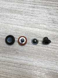 936 WALDES® #936 Stoffummantelter Haken 13mm 4-teilig[Druckverschluss/Ösenscheibe] Asahi-Reißverschluss Sub-Foto