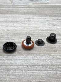 936 WALDES® #936 Stoffummantelter Haken 13mm 4-teilig[Druckverschluss/Ösenscheibe] Asahi-Reißverschluss Sub-Foto