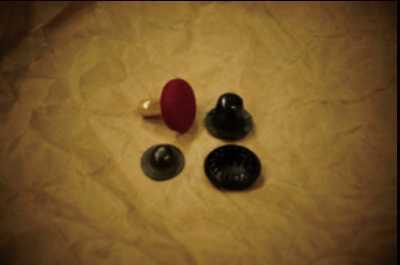 936 WALDES® #936 bezogener Haken 13 mm, 4 Stück