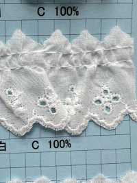 8265-1F Rüschenspitze Aus Baumwolle[Spitze] Kyowa Lace Sub-Foto