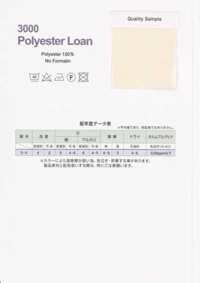 3000-WF Polyester-Lawn-Doppelfalzband