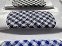 1515-4F T/C Gingham (Kleines Karomuster) Vierfach Gefaltetes Band[Bandbandschnur] Topman Industries Sub-Foto