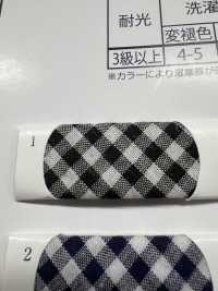 2525-BF T/C Gingham (Mittleres Karomuster) Schrägband[Bandbandschnur] Topman Industries Sub-Foto