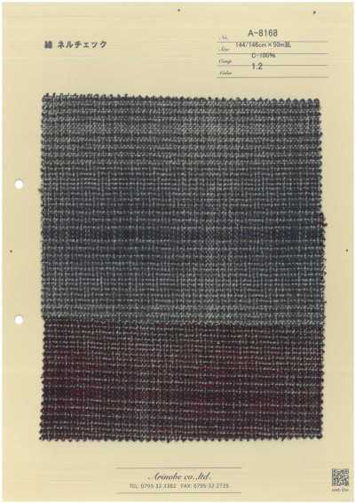 A-8168 Baumwollflanell-Karo