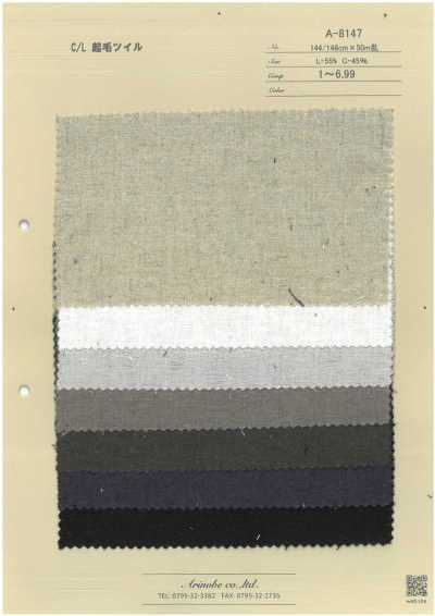 A-8147 C/L gebürsteter Twill
