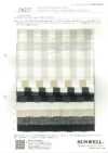26257 Gebürsteter Baumwoll-Dobby, Leichtes Cross-Check-Waschfinish