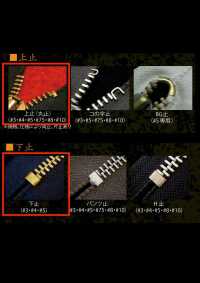 5-N-E-C WALDES® Vintage-Reißverschluss, Neusilber, Größe 5, Polyesterband, Geschlossenes Ende Asahi-Befestigungselemente Unterfoto