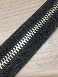 8-N-E-OR WALDES® Vintage-Reißverschluss, Neusilber, Größe 8, Polyesterband, Offen Asahi-Befestigungselemente Unterfoto