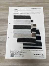 45081 Couture Farbe Horizontal Streifen Satin[Textilgewebe] SUNWELL Sub-Foto