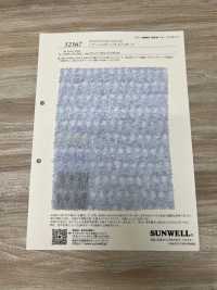 52367 Transparenter, Zotteliger, Geometrischer Jacquard[Textilgewebe] SUNWELL Sub-Foto