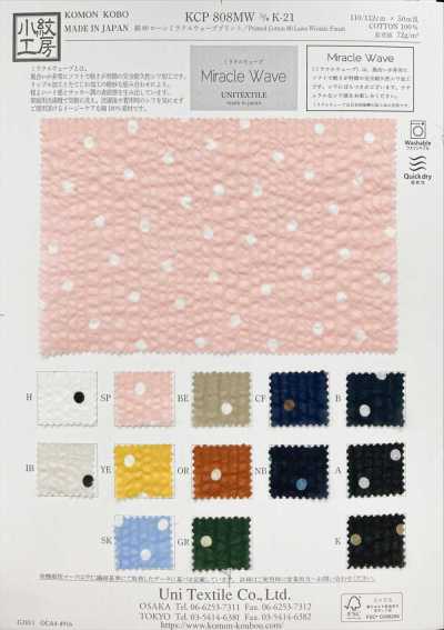 KCP808MW-DK-21 Baumwoll-Lawn Miracle Wave Print