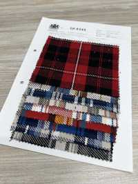 CH-6345 Dreifachgarn-Twill-Karo[Textilgewebe] Kuwamura Textil Sub-Foto