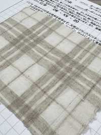 AZUMADAKI-119 Bio-Baumwolle Dobby Check Eastern Cooking Process[Textilgewebe] Komatsuwa Textile Sub-Foto