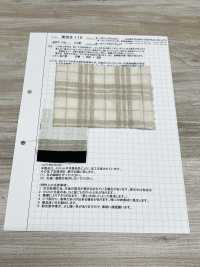 AZUMADAKI-119 Bio-Baumwolle Dobby Check Eastern Cooking Process[Textilgewebe] Komatsuwa Textile Sub-Foto