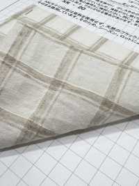 AZUMADAKI-120 Bio-Baumwolle Dobby Check Eastern Cooking Process[Textilgewebe] Komatsuwa Textile Sub-Foto