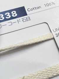 122-338 Baumwollfreies Flachkordel Mit Steinmaserung[Bandbandschnur] DARIN Sub-Foto