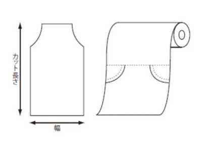 41922 PE-Flachrollenabdeckung 500 mm x 1300 mm