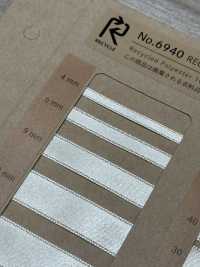 6940 Recyceltes Einseitiges Satinband[Bandbandschnur] ROSE BRAND(Marushin) Sub-Foto