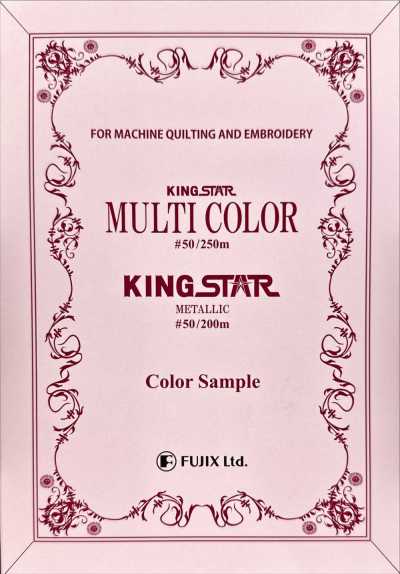King Star Mehrfarbige Metallic-Musterkarte