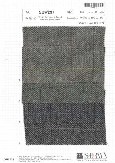 SBW237 Britischer Fischgrät-Tweed