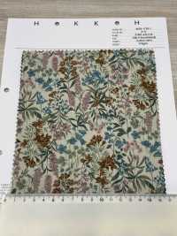 4025-1755-1 21W Cord Blumen[Textilgewebe] HOKKOH Sub-Foto