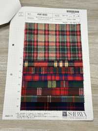 AW1600 30/2 Shaggy Tartan Karo[Textilgewebe] SHIBAYA Sub-Foto