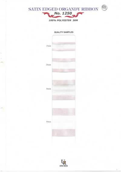 1250 Kanten-Satin-Organza