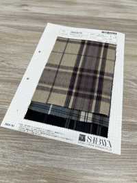 SB43270 Breite Breite 60/2 Shaggy Check[Textilgewebe] SHIBAYA Sub-Foto