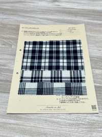 AN-9274 Seil Indigo Check[Textilgewebe] Ariyoshi Shoten Sub-Foto