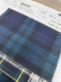 SB4234 30/2 Zotteliger Tartan[Textilgewebe] SHIBAYA Sub-Foto