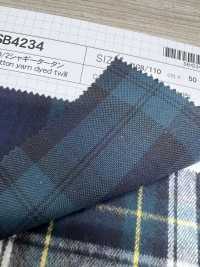 SB4234 30/2 Zotteliger Tartan[Textilgewebe] SHIBAYA Sub-Foto