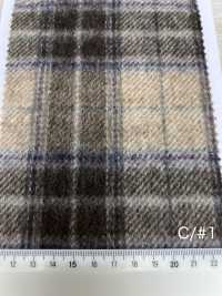 85352 Re WOOL Chambray Shaggy Check[Textilgewebe] Parika Unterfoto