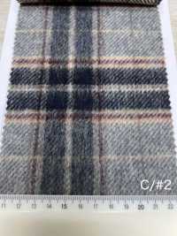 85352 Re WOOL Chambray Shaggy Check[Textilgewebe] Parika Unterfoto