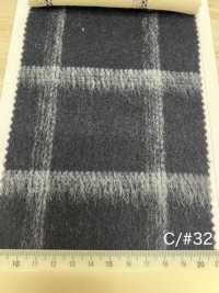 85352 Re WOOL Chambray Shaggy Check[Textilgewebe] Parika Unterfoto