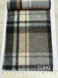 85352 Re WOOL Chambray Shaggy Check[Textilgewebe] Parika Unterfoto