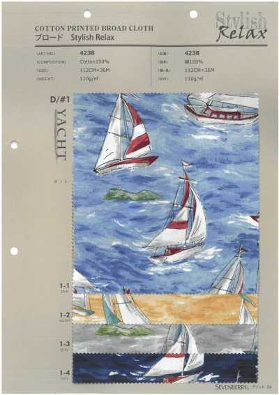 4238 SEVENBERRY® Popeline Stilvoll Relax Yacht