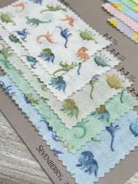 850511 SEVENBERRY® Doppelgaze Soft Touch Gaze Banan&Dinosaurier[Textilgewebe] VANCET Sub-Foto